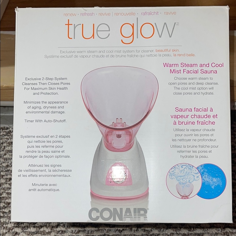 True Glow Pink Facial Sauna